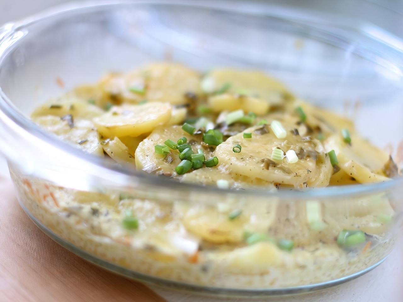 Potatoes under Cheese
