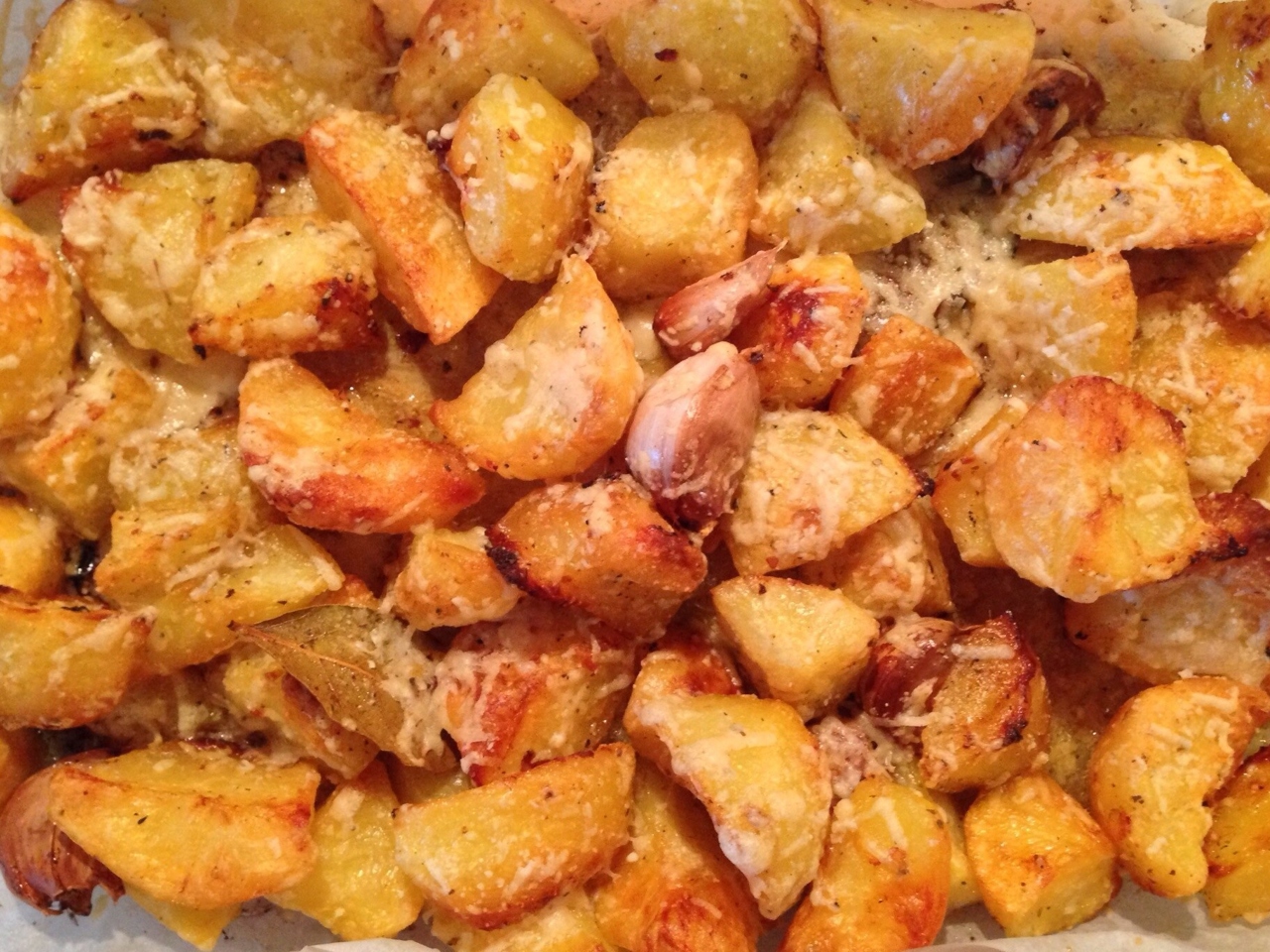 Potatoes with Lemon and Parmesan Crust