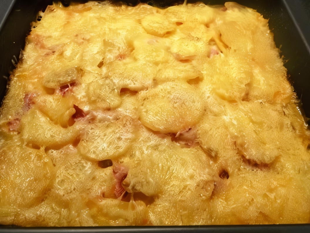 Potatoes Baked with Cheese