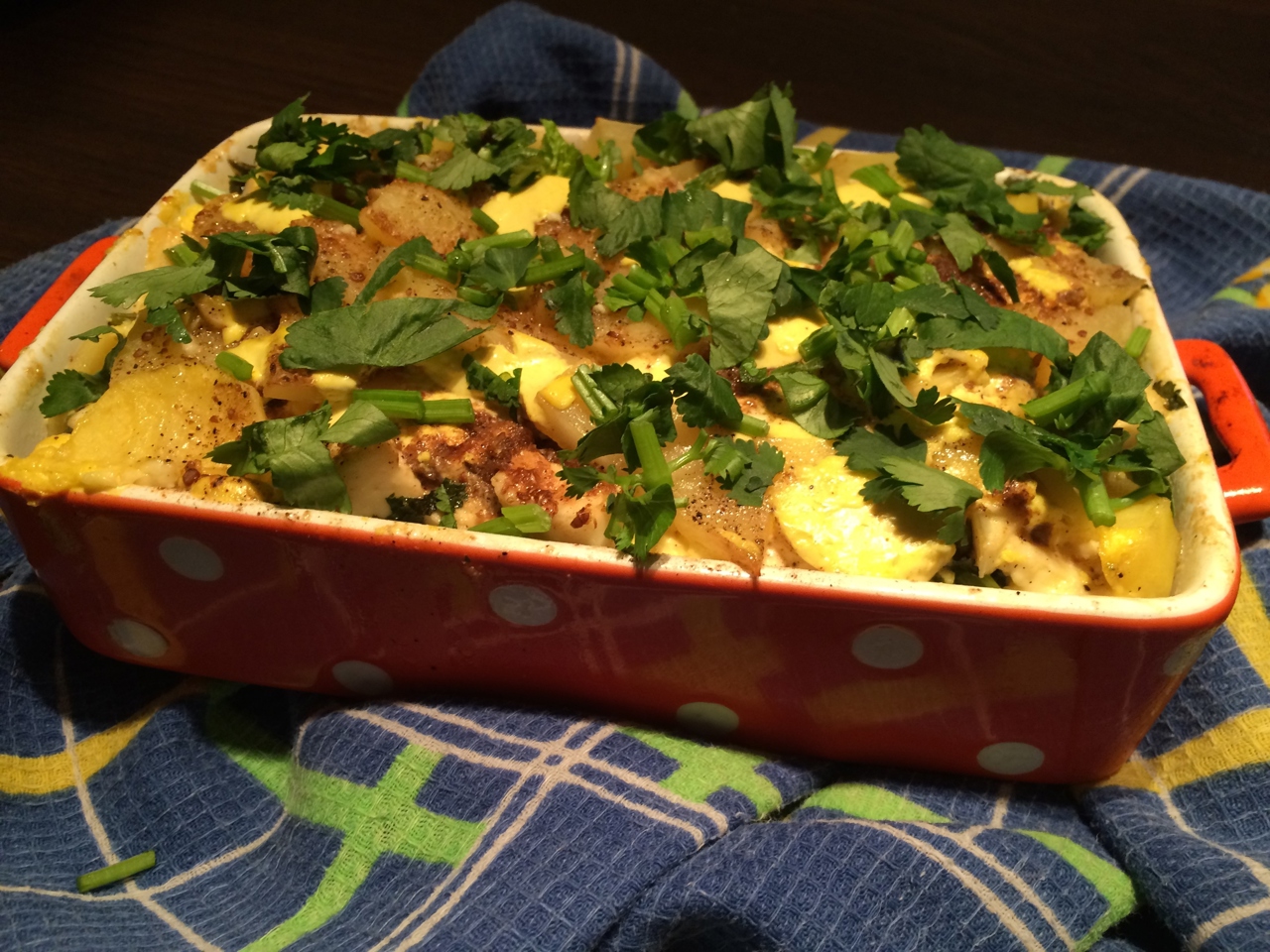 Baked Potatoes with Adyghe Cheese "Alu Gauranga"