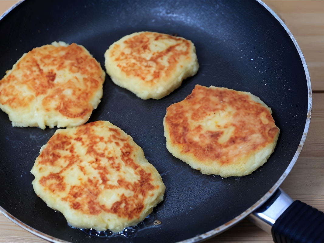 Potato Fritters with Gruyère