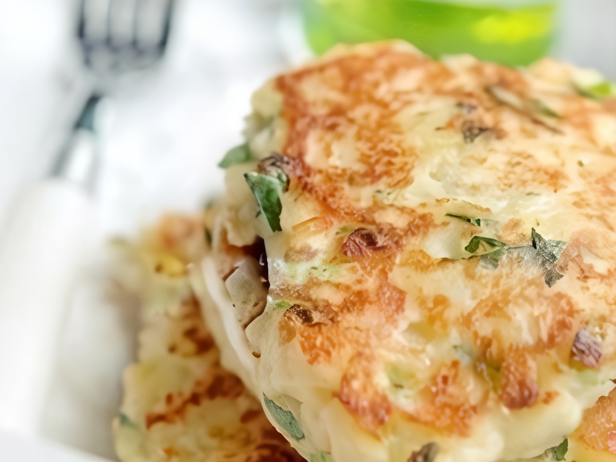 Potato Fritters with Cheese