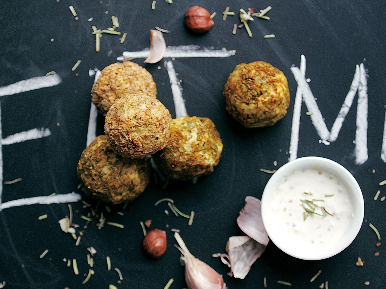 Potato Balls with Rosemary and Garlic