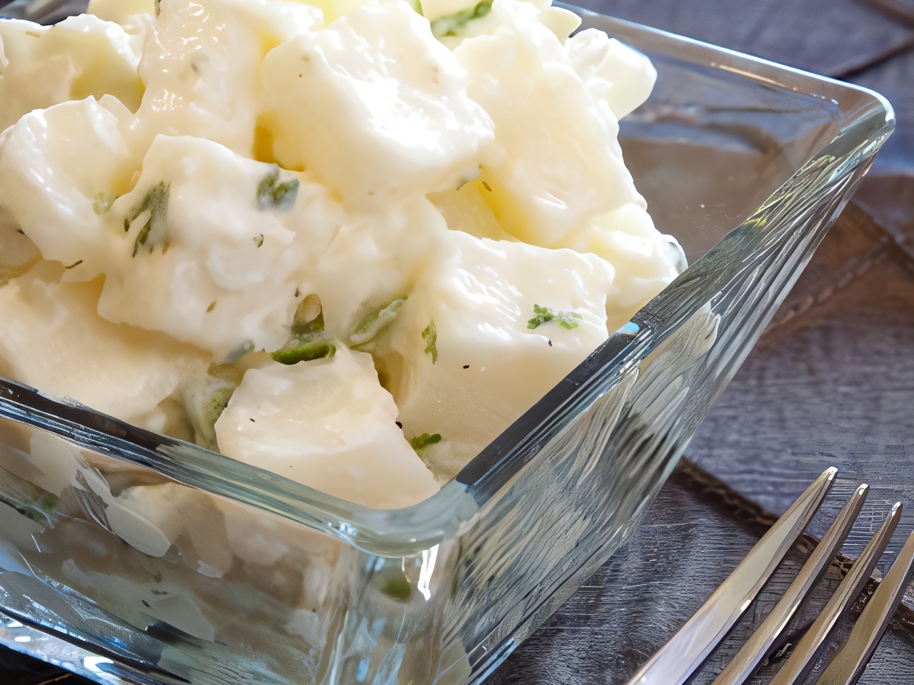 Potato Salad with Eggs and Mustard Dressing
