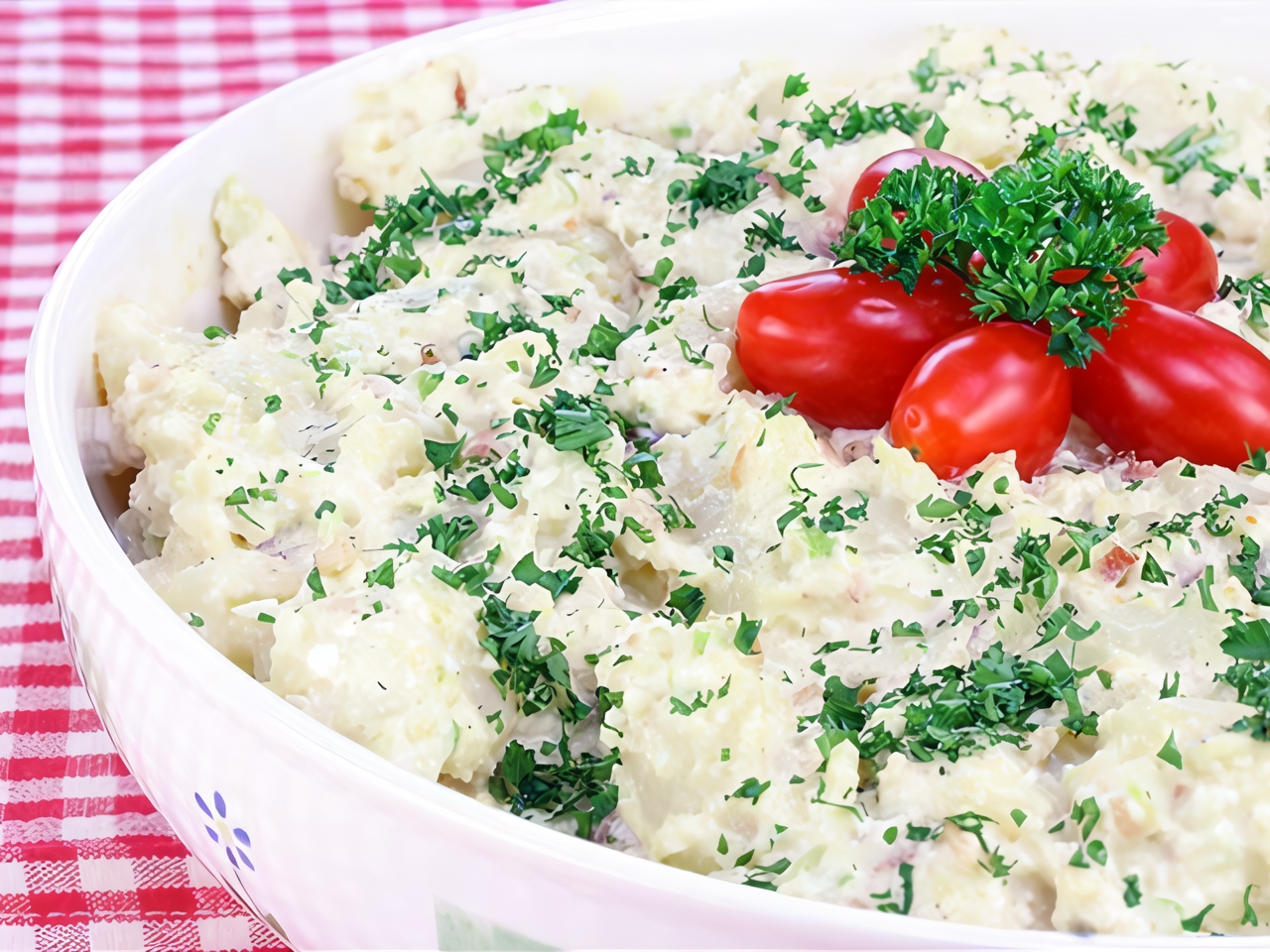 Potato Salad with Lemon Balm
