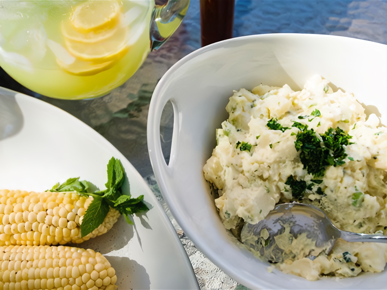 Potato Salad with Mint and Aromatic Dressing