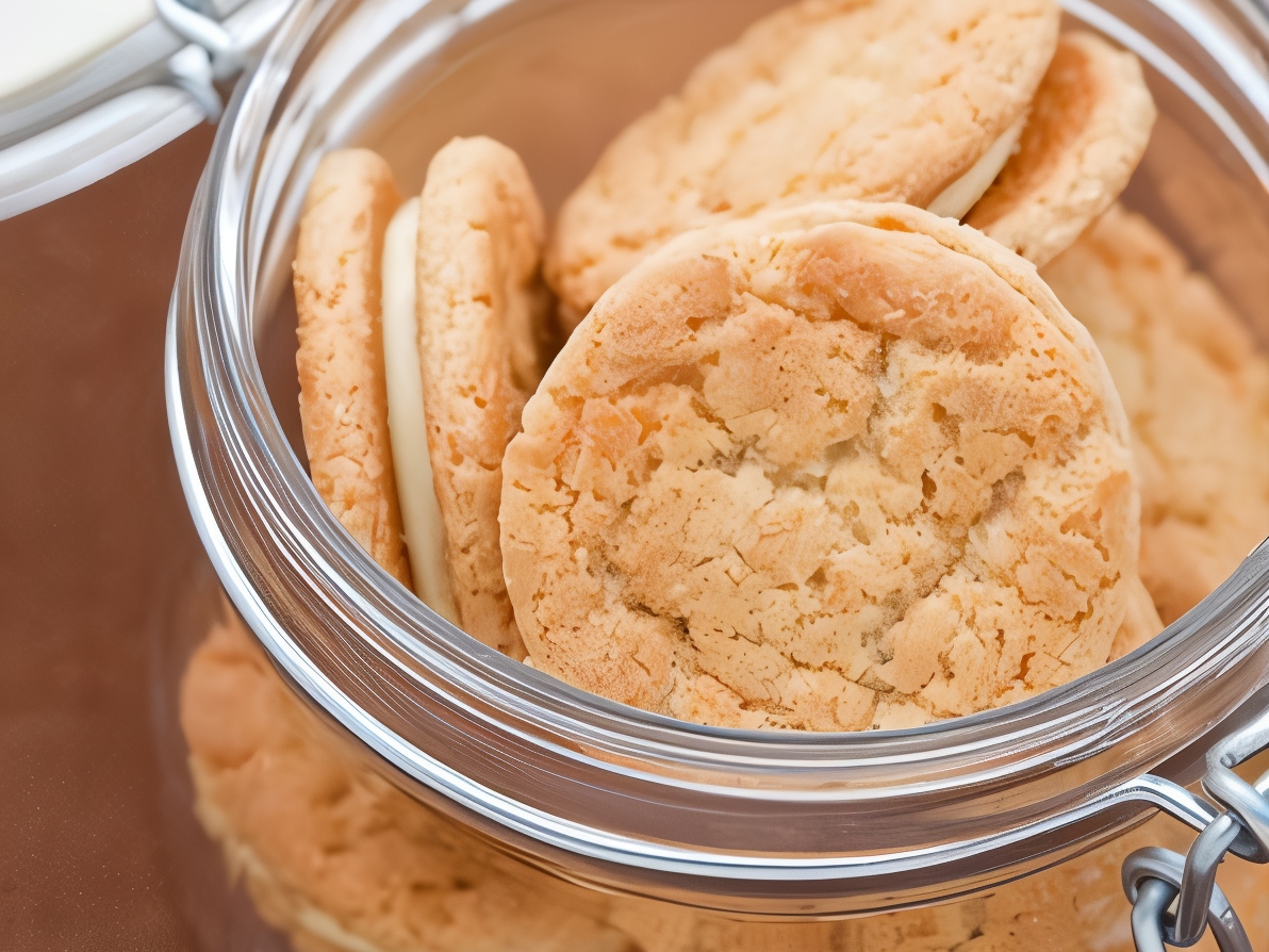 Potato Cookies with Lemon Cream