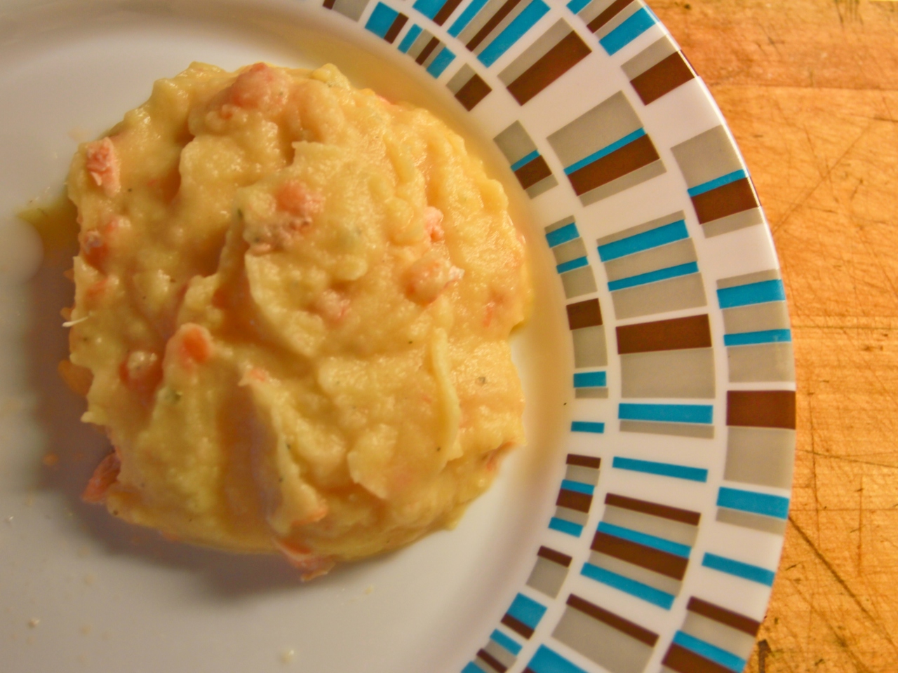 Mashed Potatoes with Tomato Concasse and Rosemary