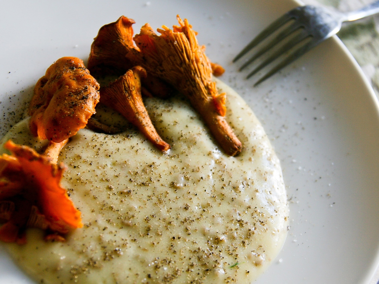 Mashed Potatoes with Chanterelles