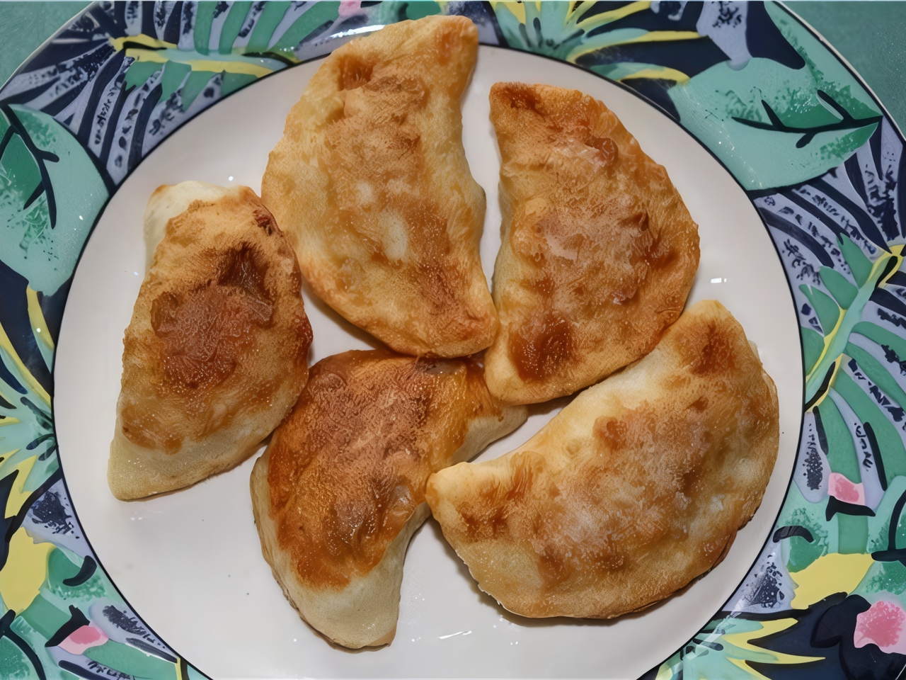 Potato Chebureks with Chicken