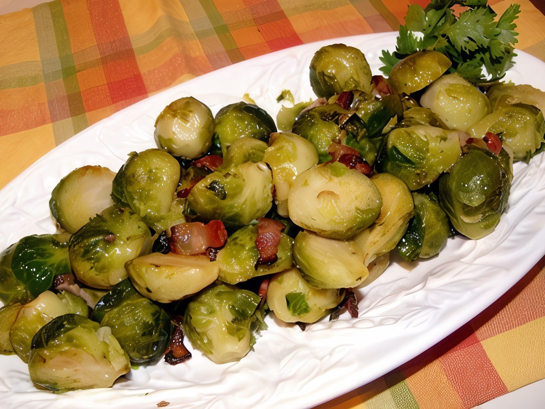 Chestnuts with Brussels Sprouts