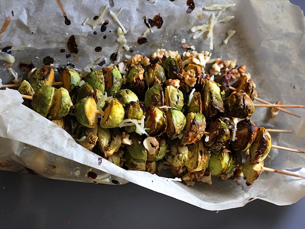 Brussels Sprout Kebab