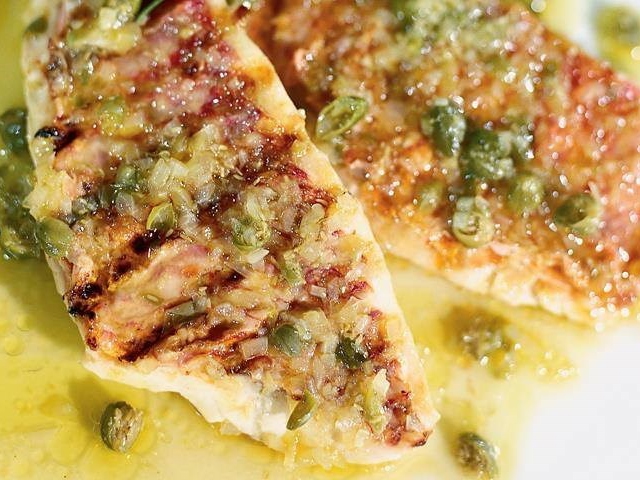 Mullet with Lemon-Orange Sauce