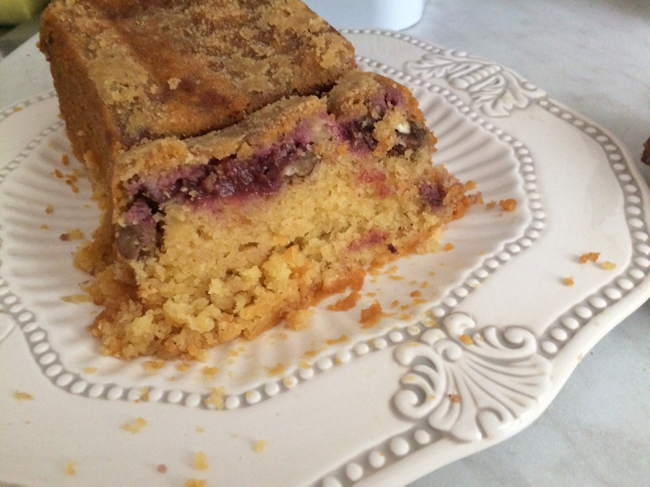 Plum and Walnut Cake