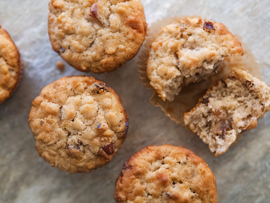 Raisin and Applesauce Muffins