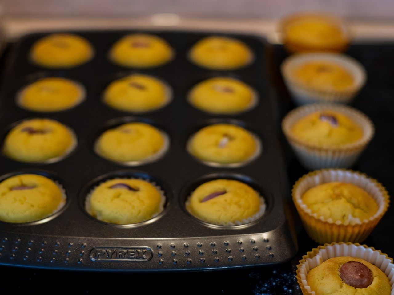 Corn Dog Muffins