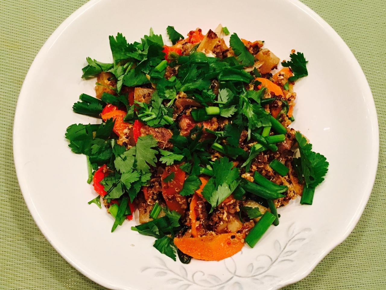Quinoa with Fresh Vegetables