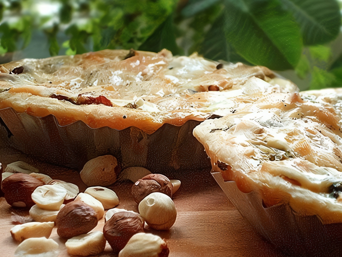 Quiche with Goat Cheese and Hazelnuts