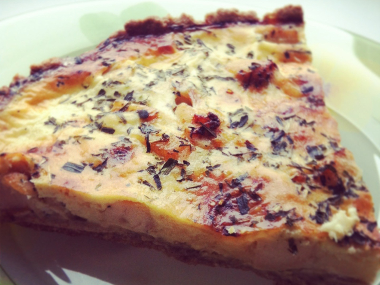 Quiche with Chicken and Munster Cheese
