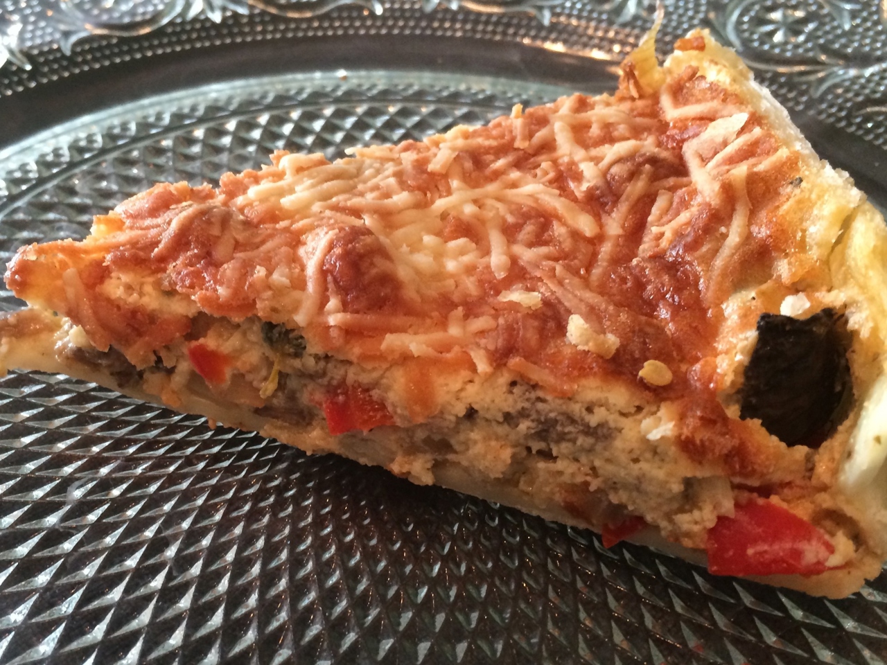 Mushroom Quiche