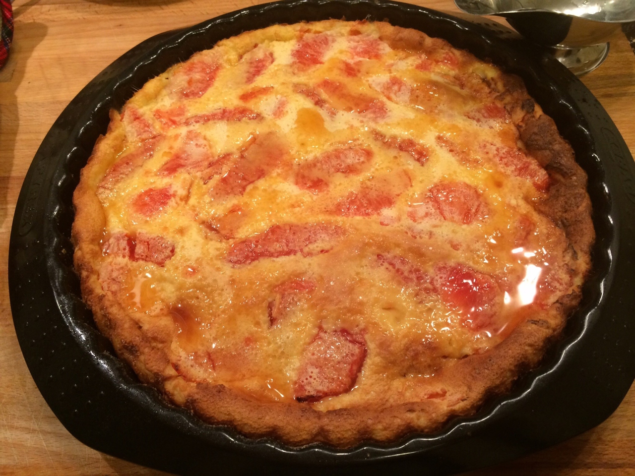 Grapefruit Clafoutis