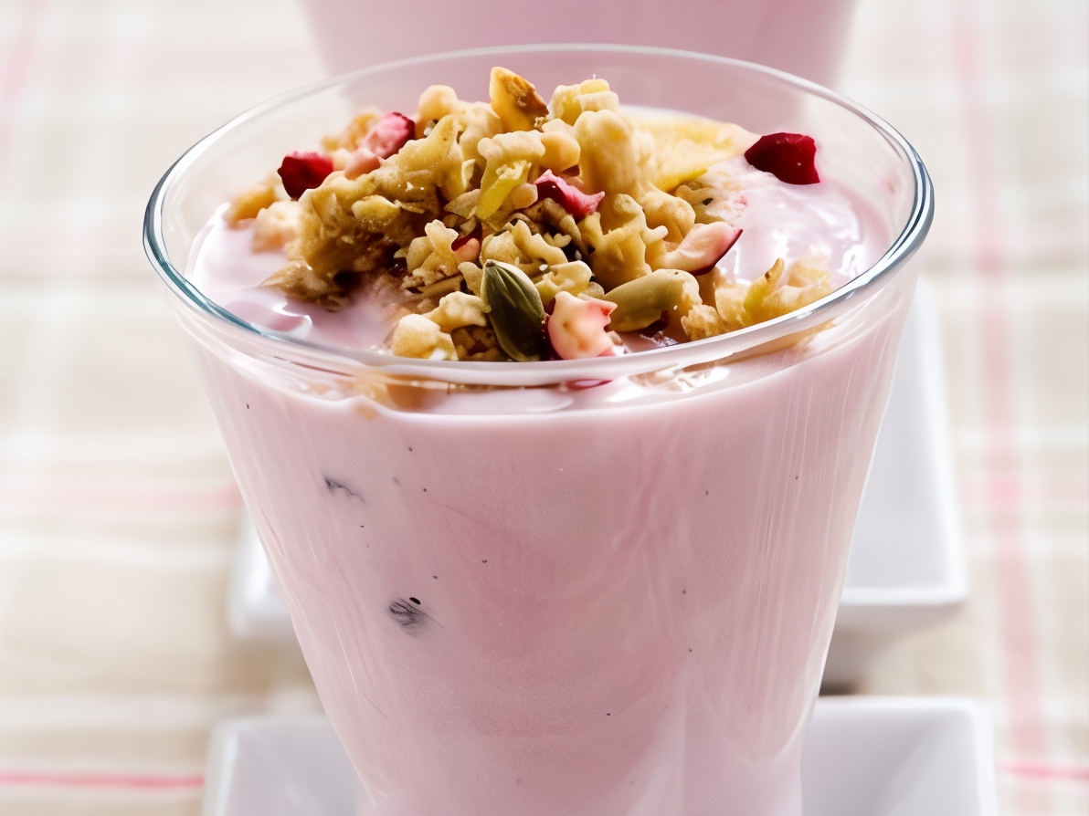 Cranberry Muesli with Yogurt