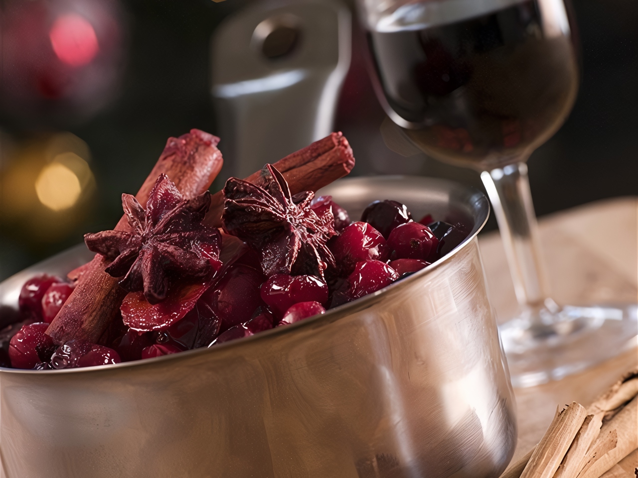 Cranberry Sauce with Port Wine and Cinnamon