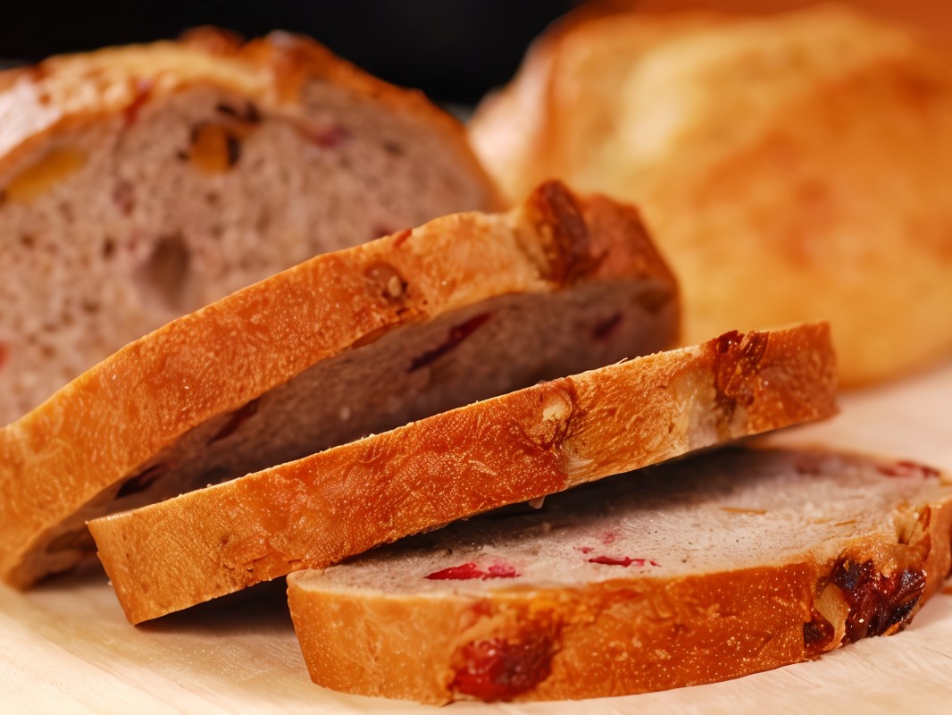 Strawberry Bread with Nuts