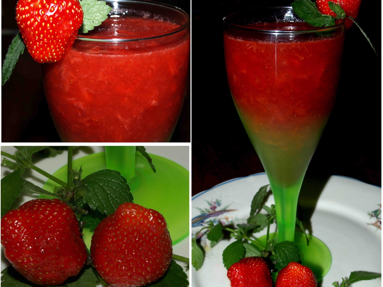 Strawberry Soup with Ginger