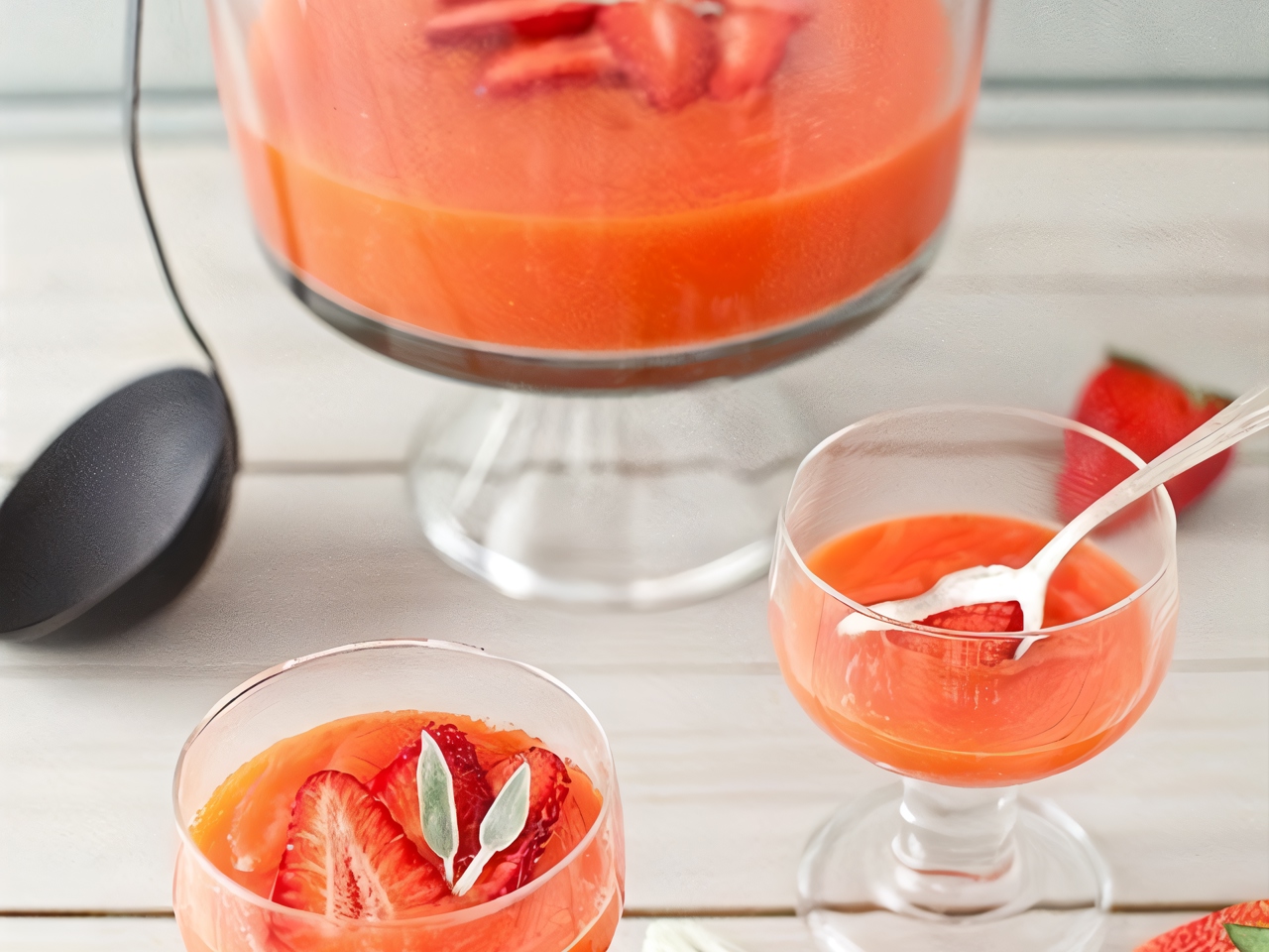 Strawberry Mint Soup