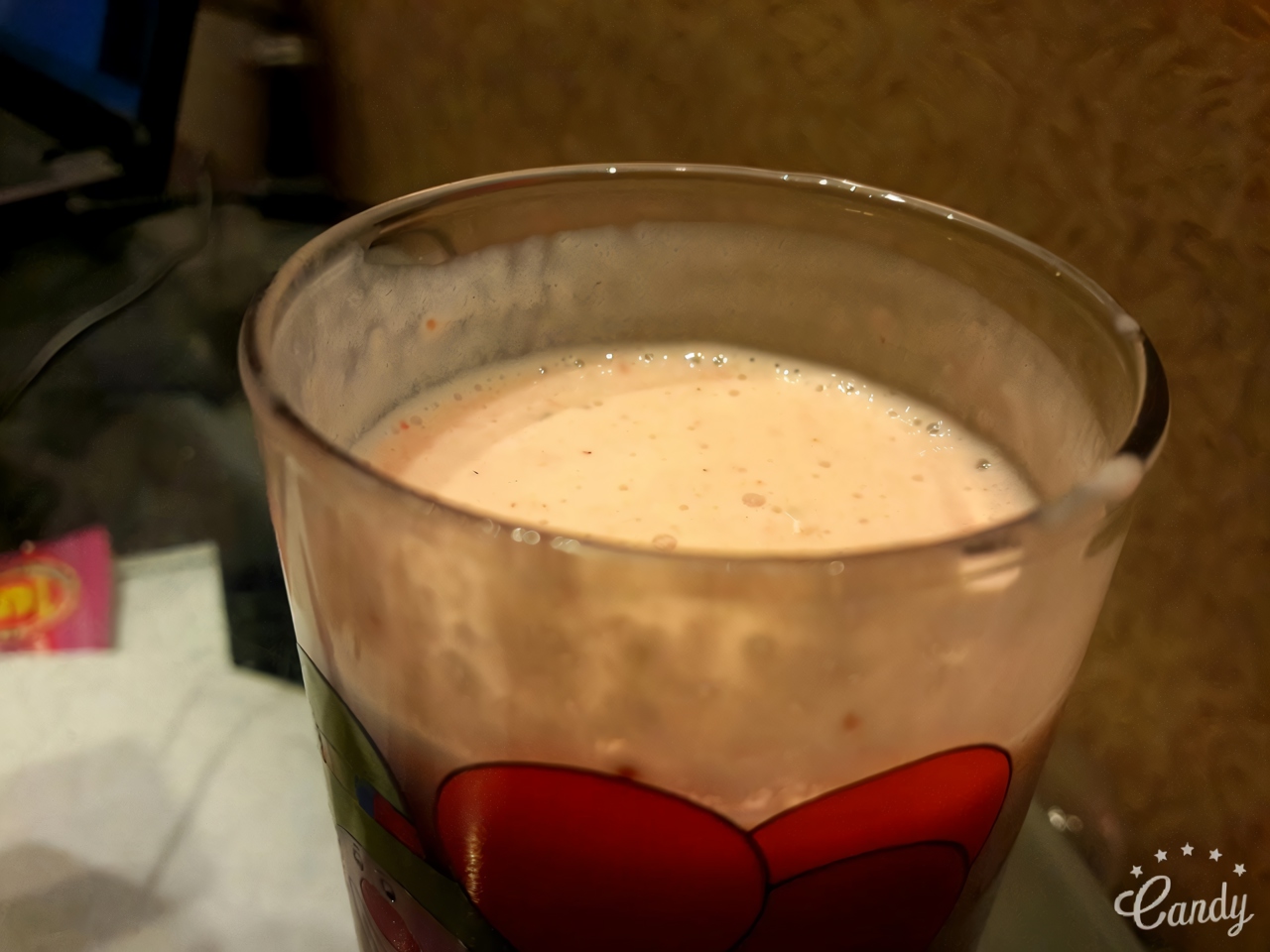 Strawberry-Banana Mousse with Vanilla