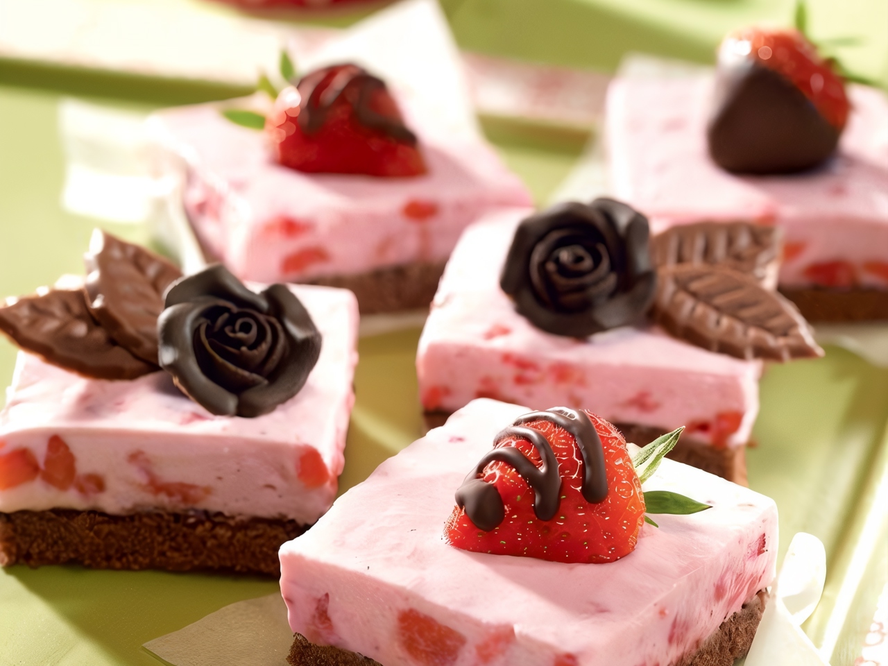 Strawberry Chocolate Pastries