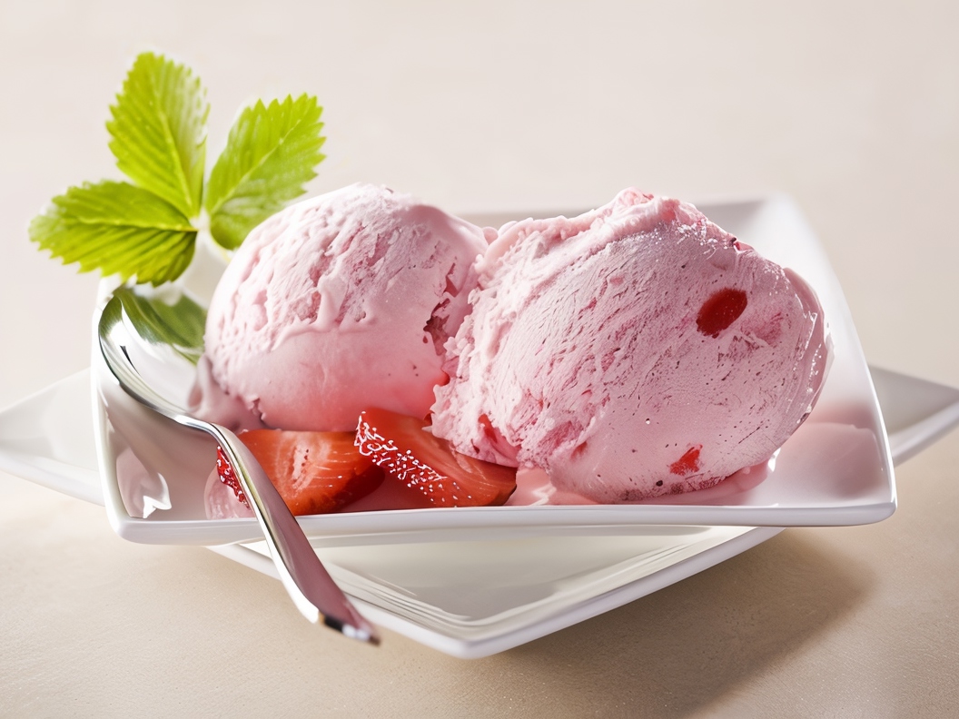 Strawberry Yogurt Ice Cream