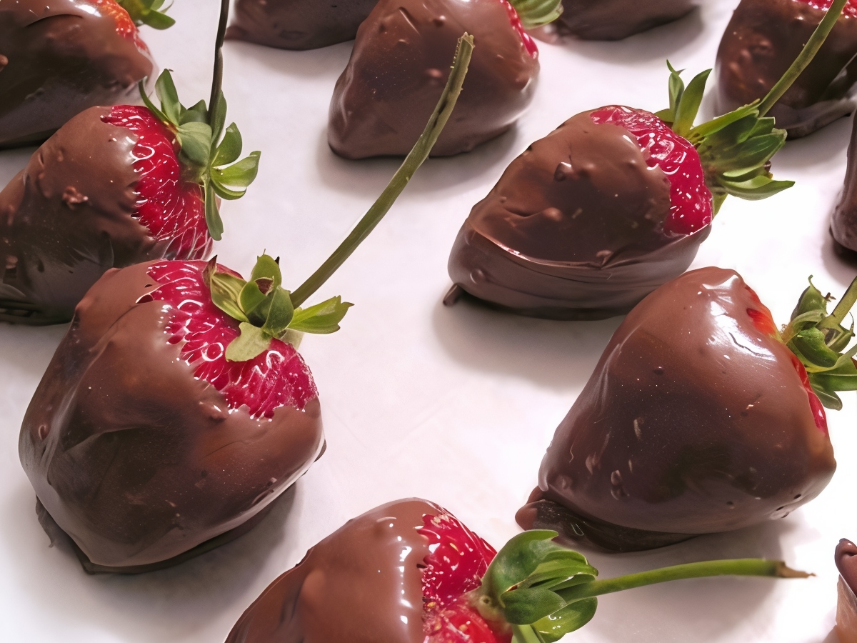 Strawberries in Dark Chocolate