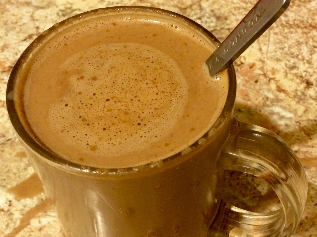 Coffee with Chocolate and Condensed Milk