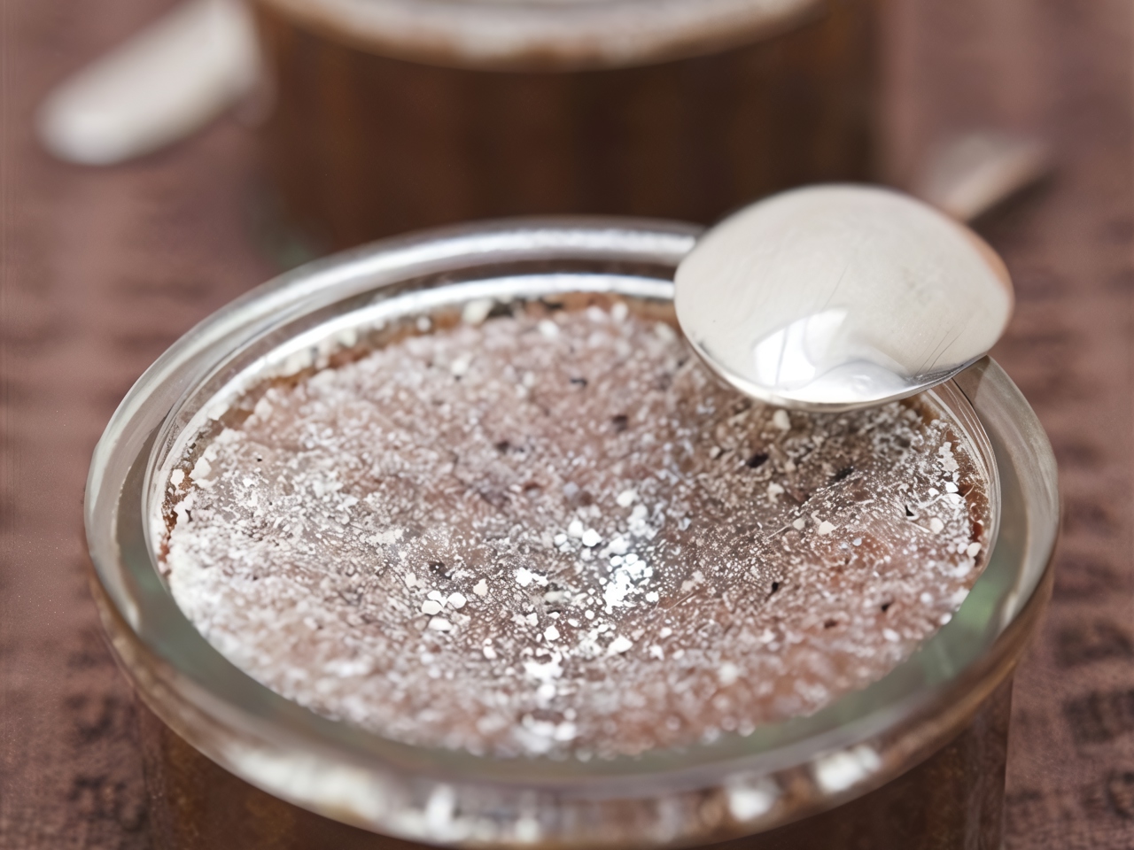 Coffee Soufflé with Mocha Sauce