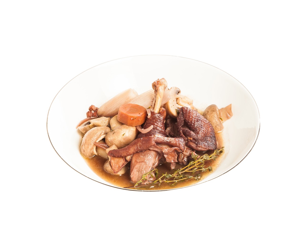 Rooster in Wine Coq au Vin