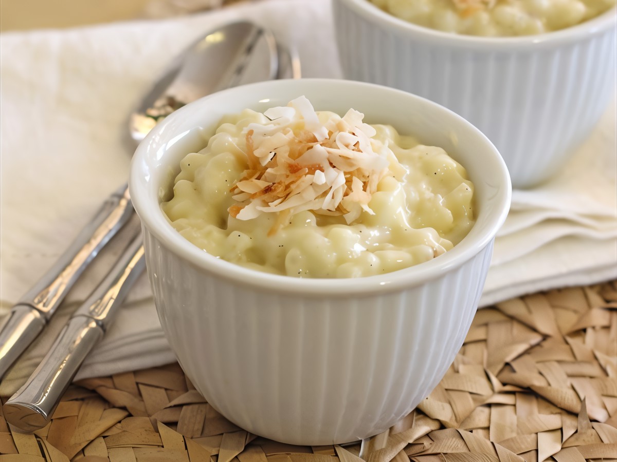 Coconut Tapioca with Vanilla and Rum