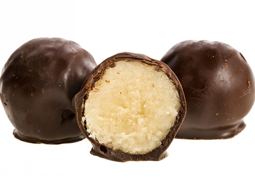 Coconut Balls in Chocolate