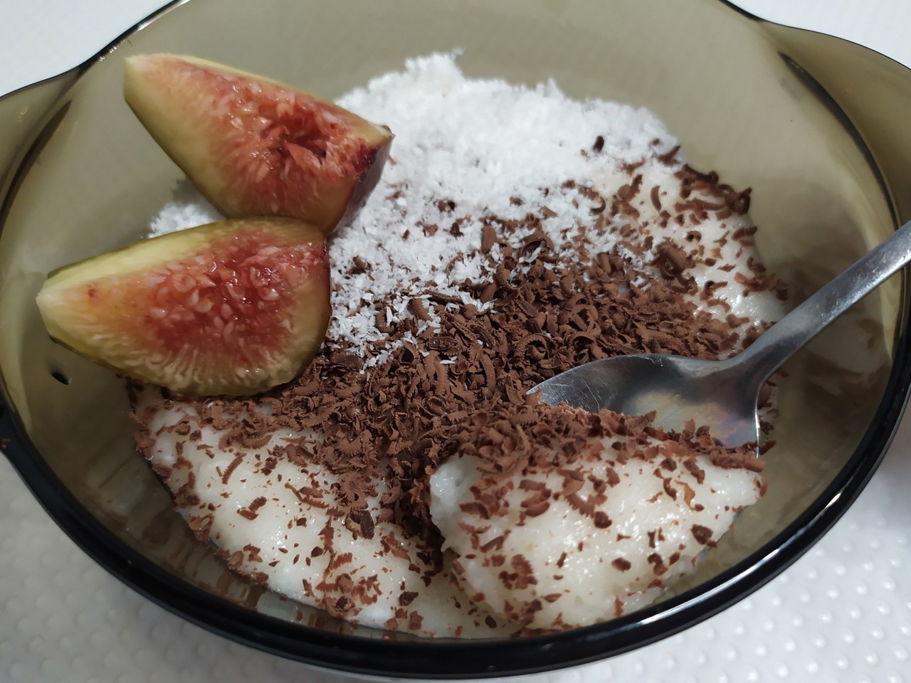 Coconut Semolina Pudding with Plant-Based Milk