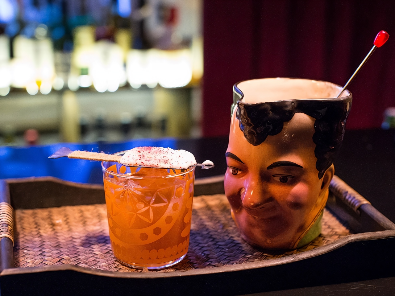 Guatemala Swizzle Cocktail