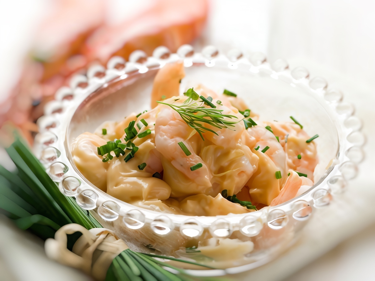 Shrimp Cocktail with Spicy Garlic-Lime Sauce and Grapefruit