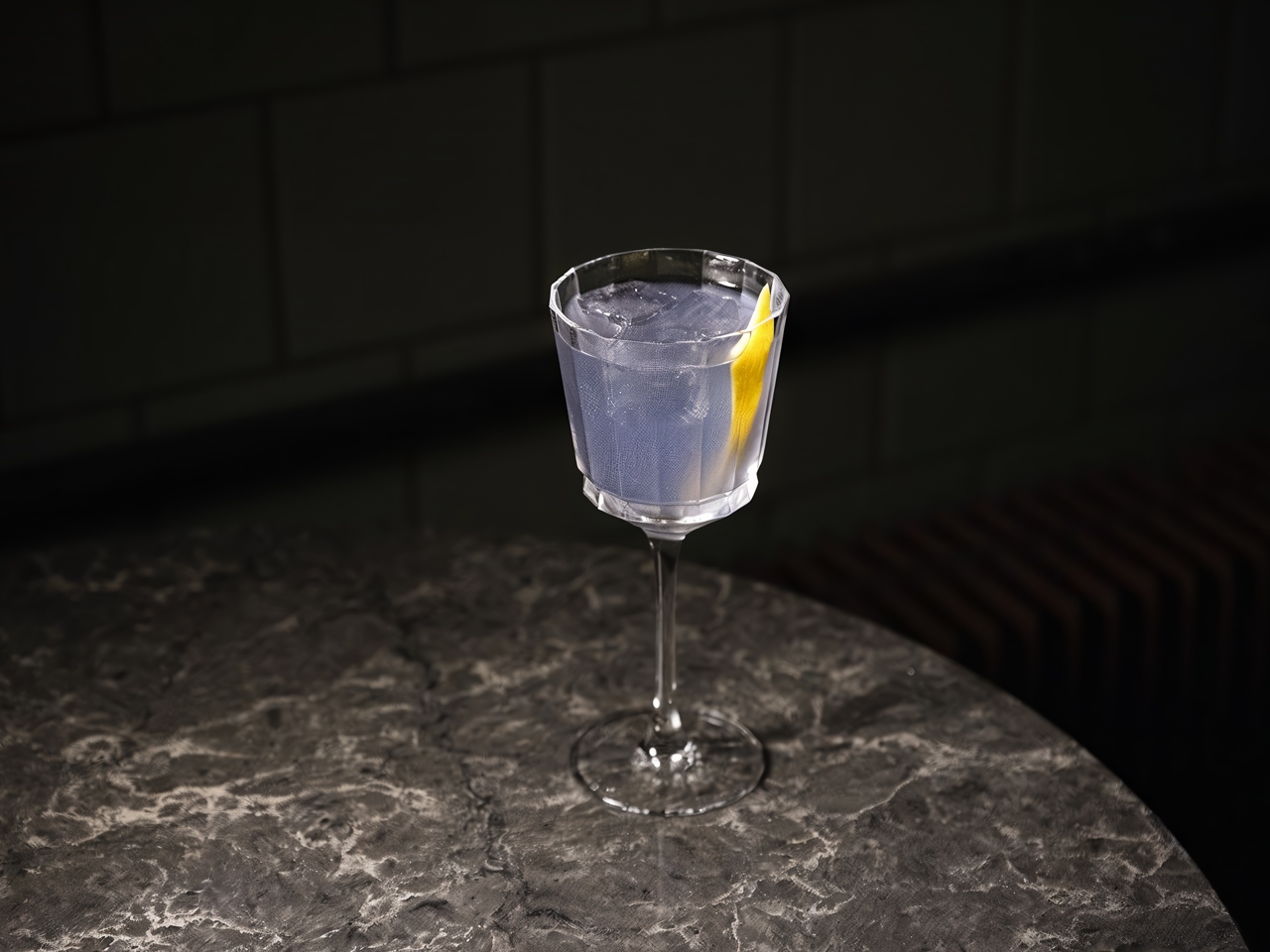 Violet 75 Cocktail