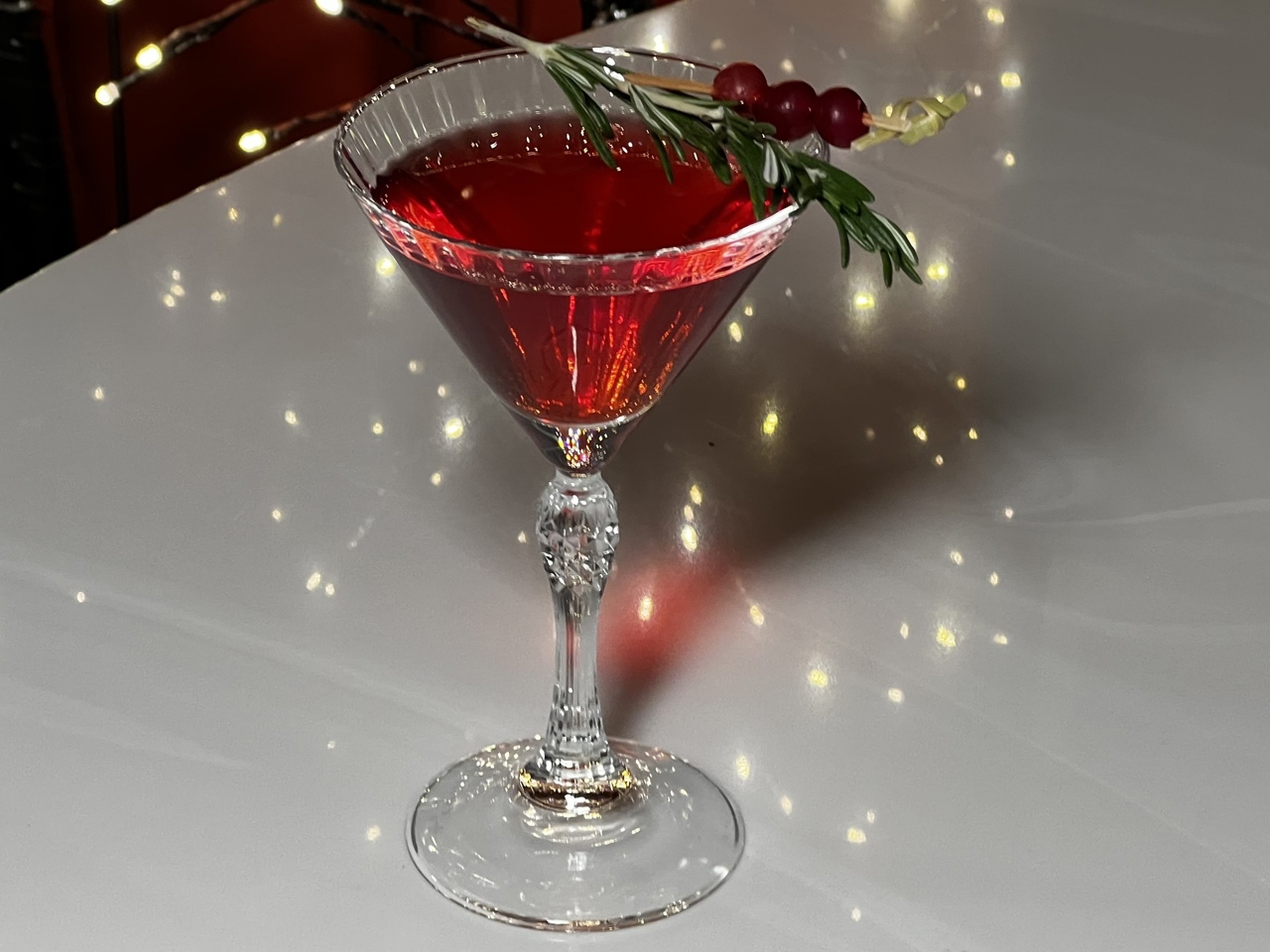 Winter Cranberry Cocktail