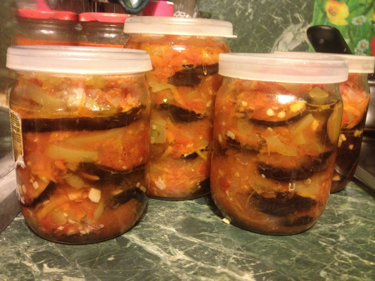 Canned Eggplants in Tomato Sauce