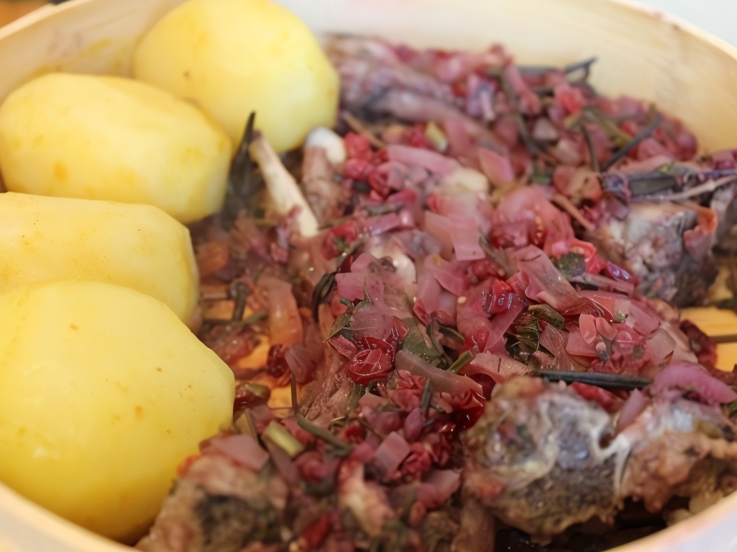Lamb Rack with Lingonberry Marinade