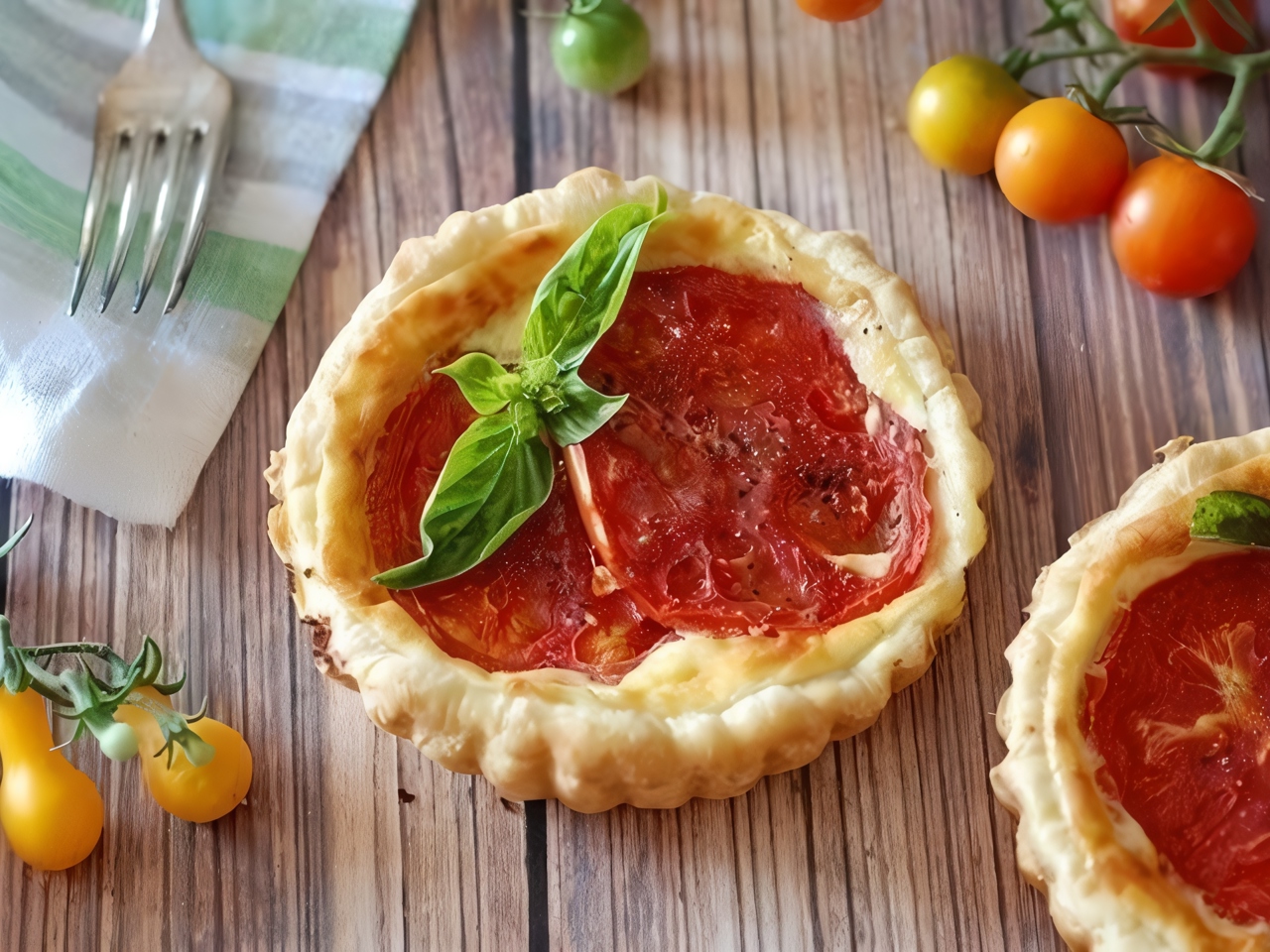 Tomato and Ricotta Tartlets