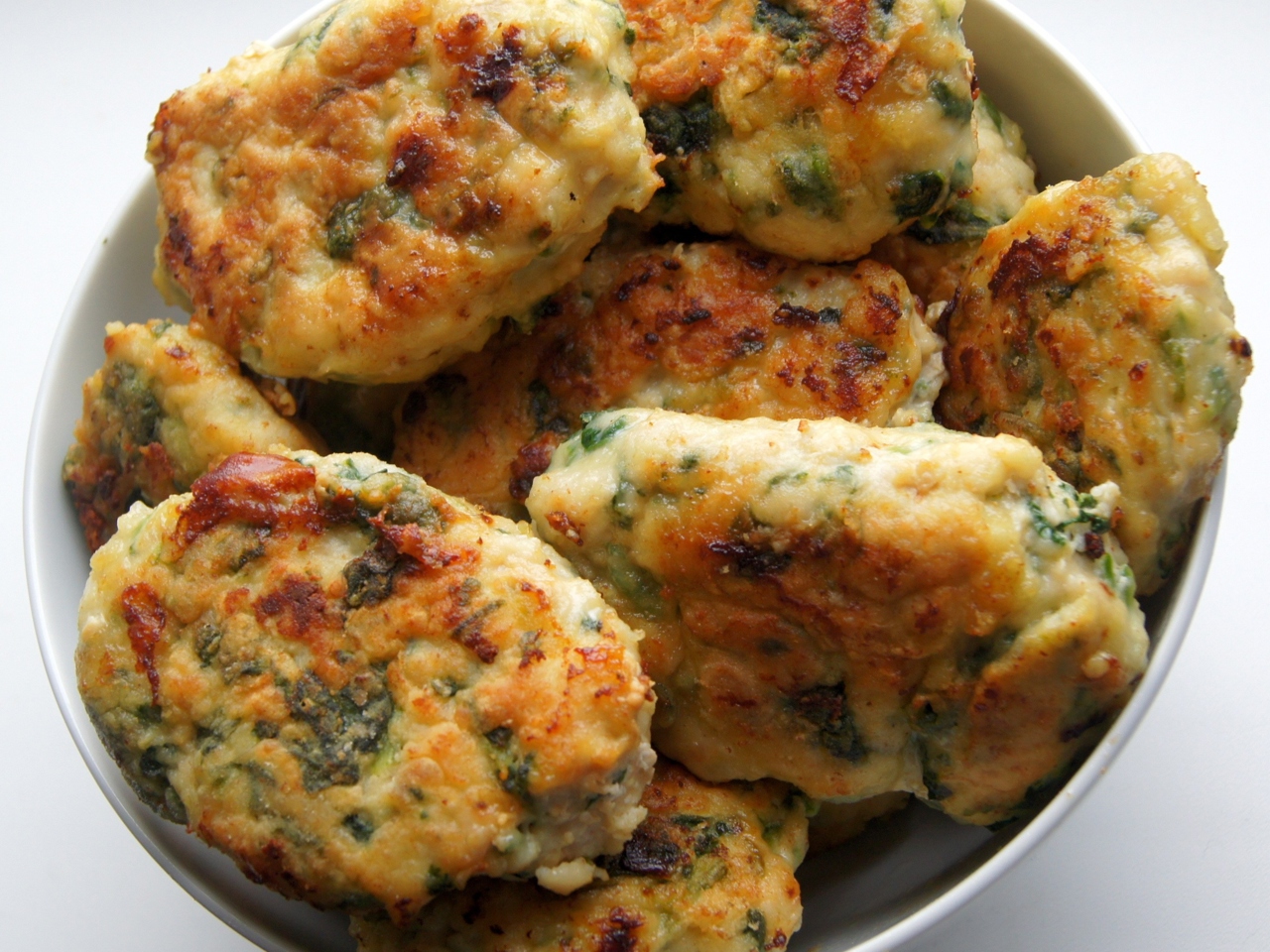 Turkey Patties with Spinach