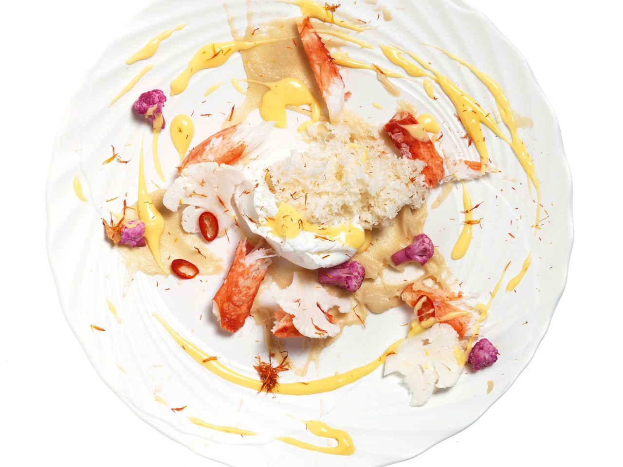 Crab with Cauliflower
