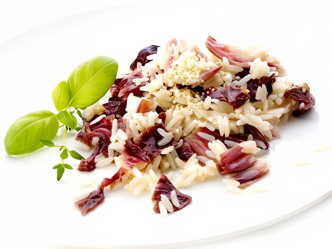 Red Risotto with Swiss Chard